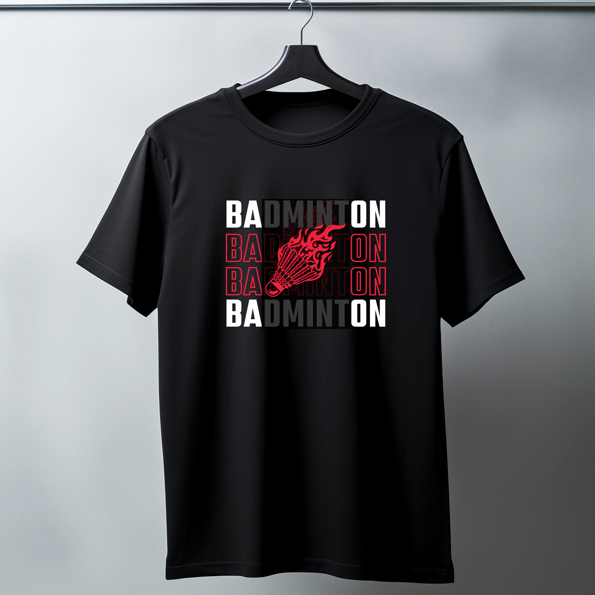 BADminton is on Oversized Standard T-Shirt